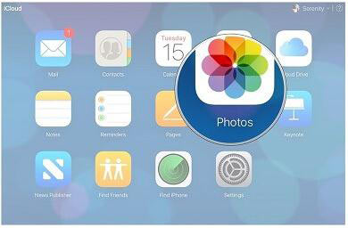 download iphone photos to a usb stick via icloud