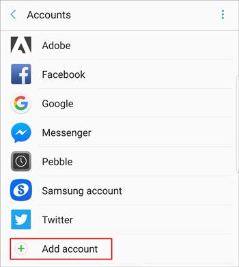 FacebookアカウントをAndroidに追加して連絡先を同期する