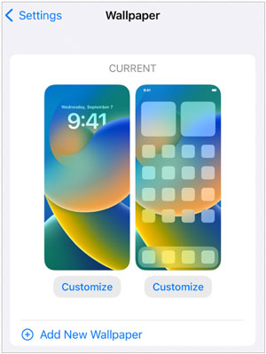 change wallpage on your new iphone when getting it