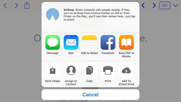 airdrop ibooks from ipad to ipad