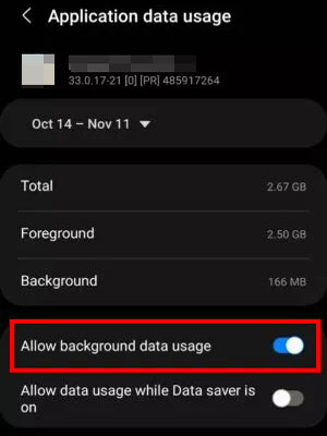 fix the overheating issue on samsung by restricting app data usage