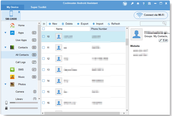 manage samsung data on a computer