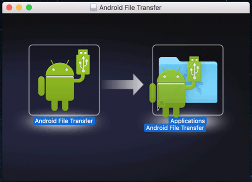 réinstaller le transfert de fichiers Android sur Mac