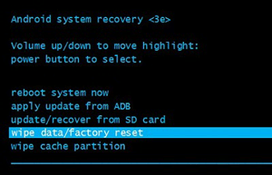 android system recovery mode options
