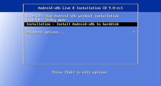 安装 android x86 在 Windows 电脑上玩 Android 游戏