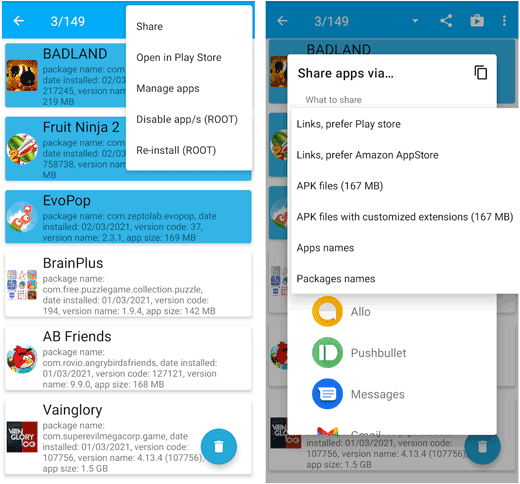 Gestionnaire d'applications développé par androiddeveloperlb