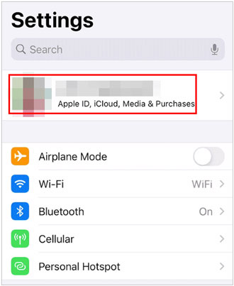 check your icloud account