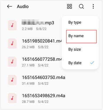 supprimer manuellement les chansons répétitives d'un téléphone android