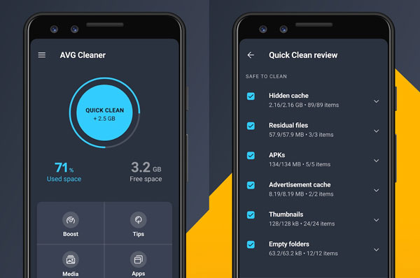 android auto cache cleaner