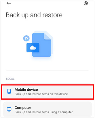 back up kik messages to android mobile phone