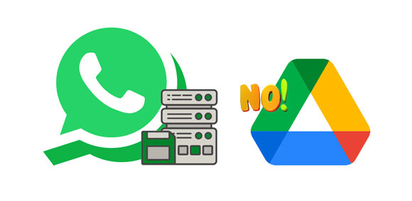 GoogleドライブなしでWhatsAppをバックアップする