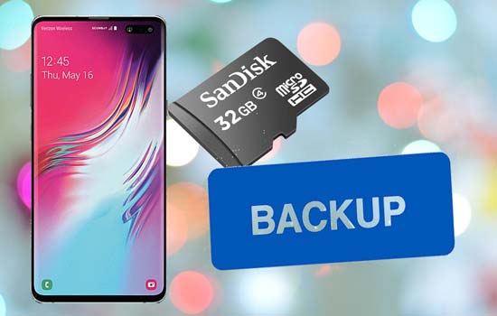 backup sd card on android