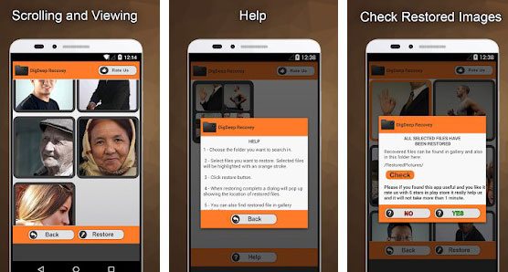 recover deleted photos with an android app
