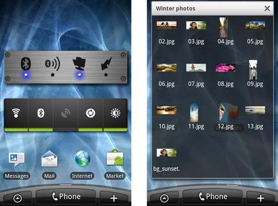 application de transfert de fichiers Bluetooth pour Android