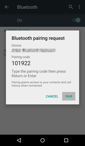 Associer deux appareils Android via Bluetooth