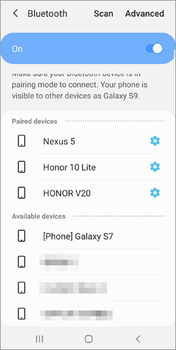 conduct oppo file transfer via bluetooth