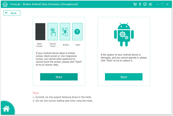 connect broken android to computer