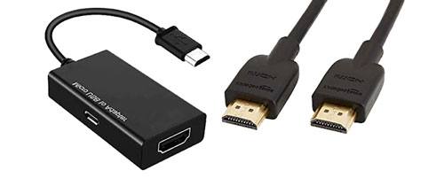 use hdmi adapter to mirror samsung screen on tv