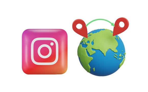 how to change location on instagram