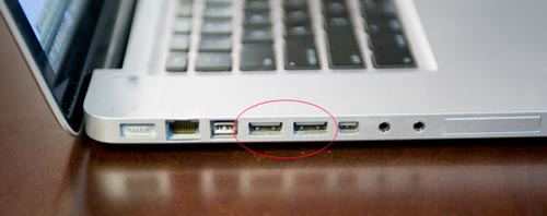 vérifier le port USB pour le transfert de fichiers Android sur Mac ne fonctionne pas