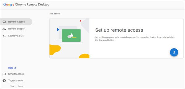 open pc files on a phone via chrome remote desktop