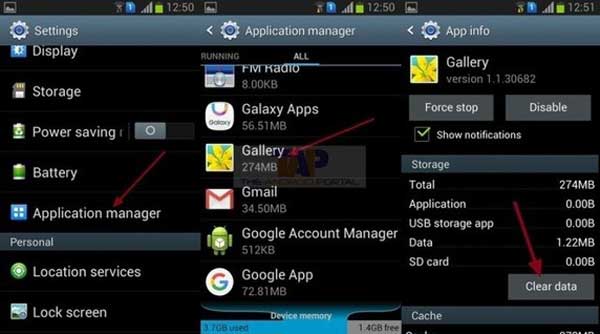 supprimer les photos de sauvegarde automatique sur Android