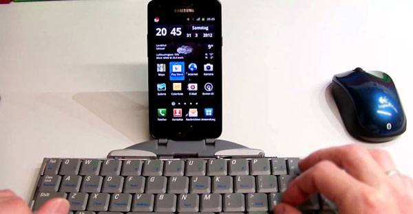 use external mouse and keyboard to unlock android if the screen is not working