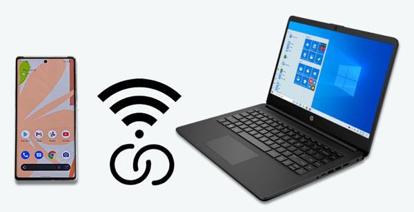 how to connect android phone to pc through wifi
