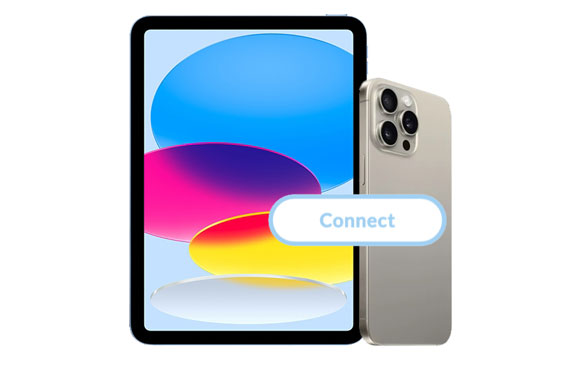 how to connect iphone to ipad