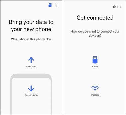 copy text messages from android to android via smart switch