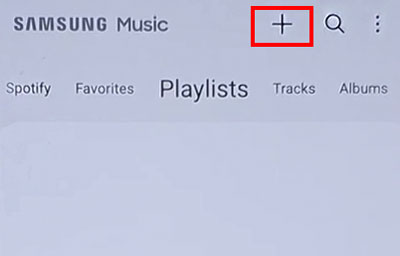 créer des listes de lecture de musique sur Samsung Music