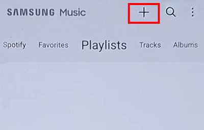 create music playlists on samsung music