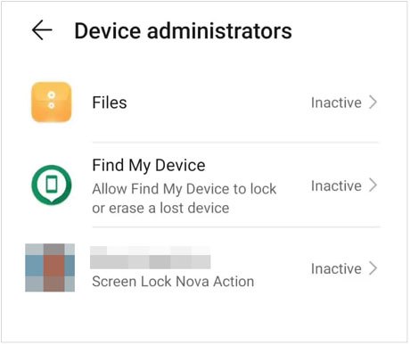 disable screen lock pin on android via device administrators