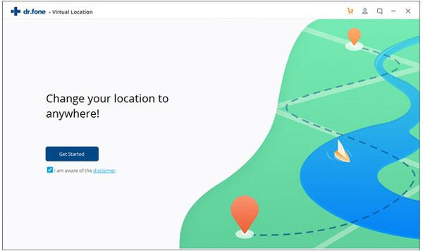use a virtual location with dr fone spoofing software for android and ios
