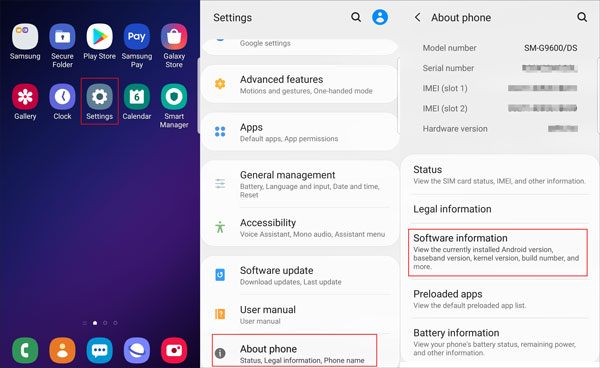 enable usb debugging on the galaxy phone