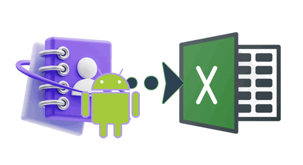 how to export android contacts to excel