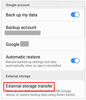 Android-Telefon aus dem Backup auf der SD-Karte wiederherstellen