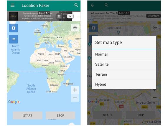 changer le GPS Android via cette fausse application gratuite GPS