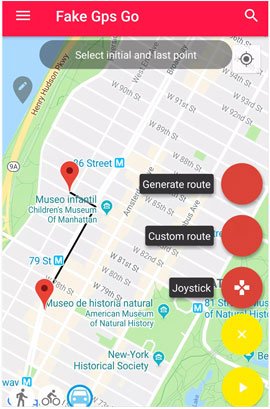 Fake GPS Go est une alternative utile à l'ispoofer pour Android
