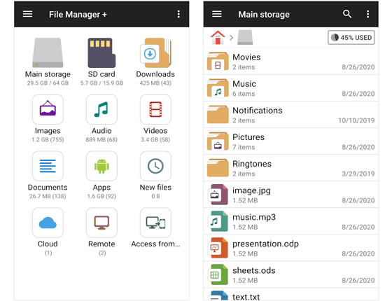 Dateimanager Plus