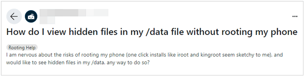 people ask how to view hidden files on reddit
