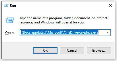 ファイルが onedrive で同期されていない場合は、onedrive をリセットします