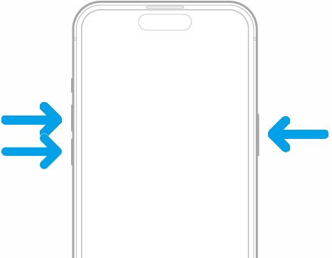 Erzwingen Sie einen Neustart des iPhone, um das Übertragungsproblem zu beheben