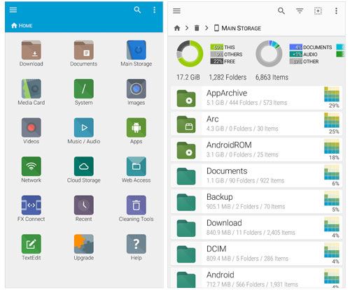 Android 的 fx 文件管理器
