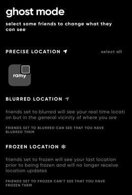 hide your precise location on zenly using the ghost mode