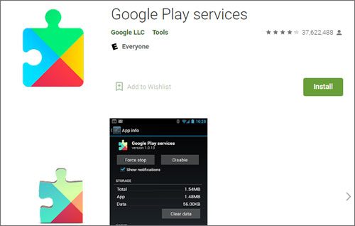 mettre à jour les services Google Play si la sauvegarde WhatsApp ne fonctionne pas