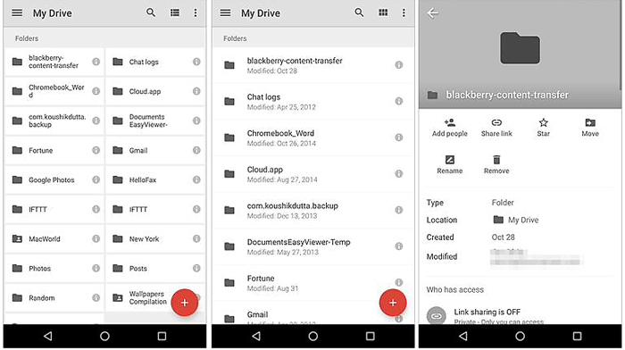 back up android files with google drive