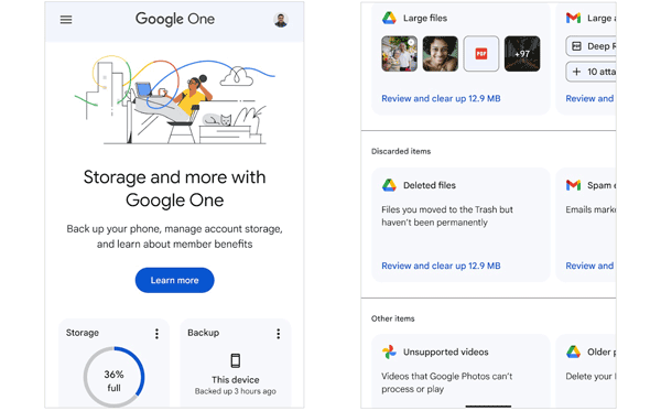 Google One 電話から電話への転送アプリ