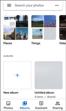 supprimer des images de Google Photos