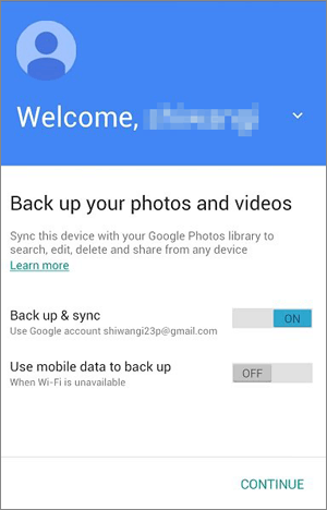 Übertragen Sie Dateien mit Google Fotos vom iPhone auf Android